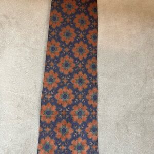 Giorgio Armani Floral Pattern Tie 100 % Silk